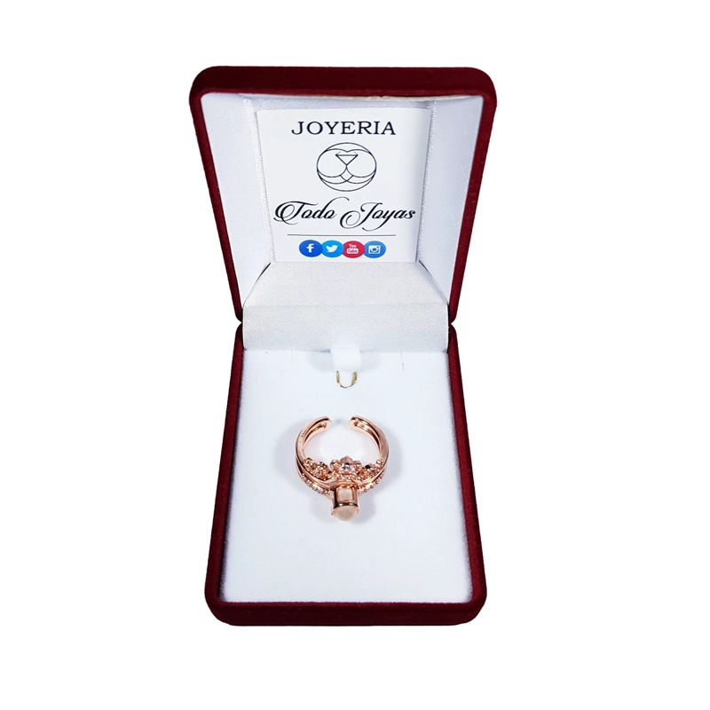 ANILLO TODOJOYAS TE AMO EN 100 IDIOMAS DORADO - 2