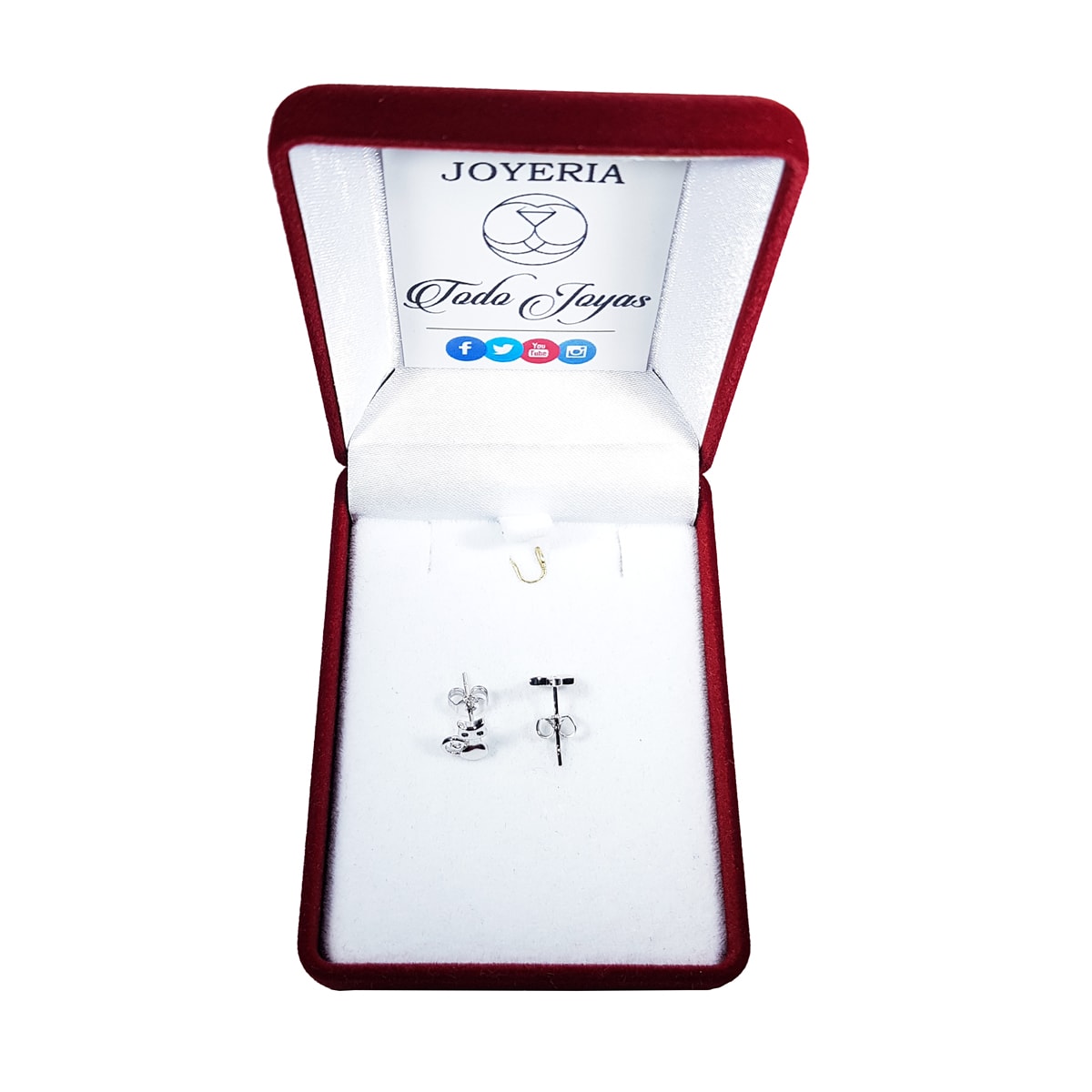 AROS TODOJOYAS DE GATITOS PLATEADO PLATA - 2