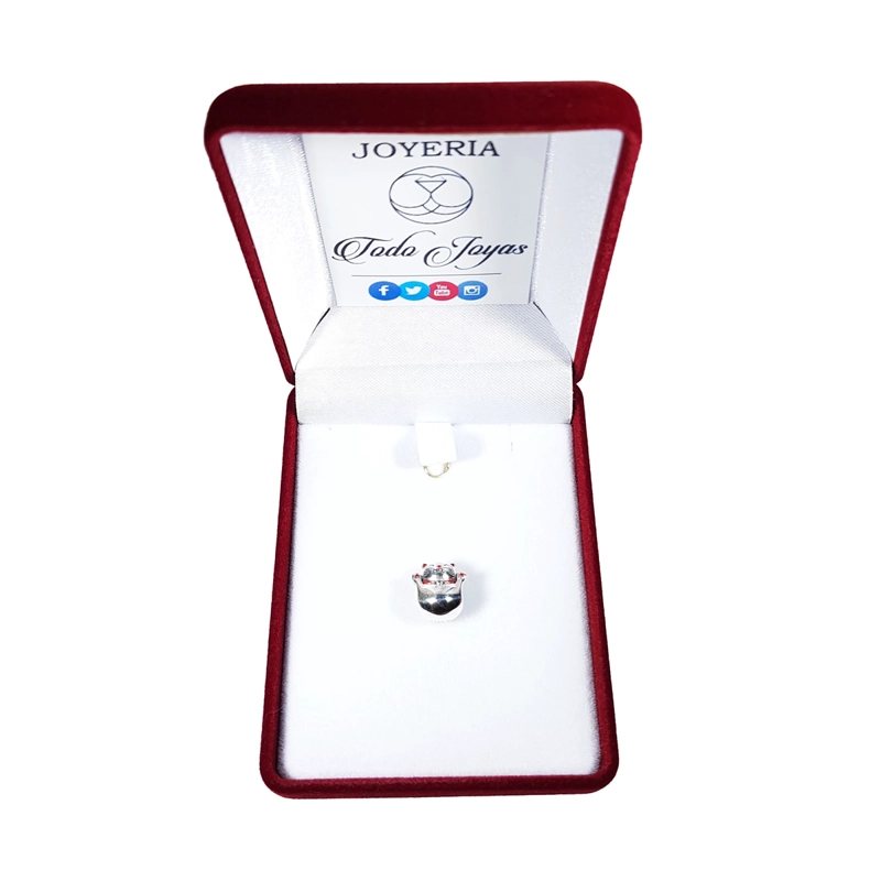 CHARM DIJE PLATA 925 GATO MANEKI NEKO - 2
