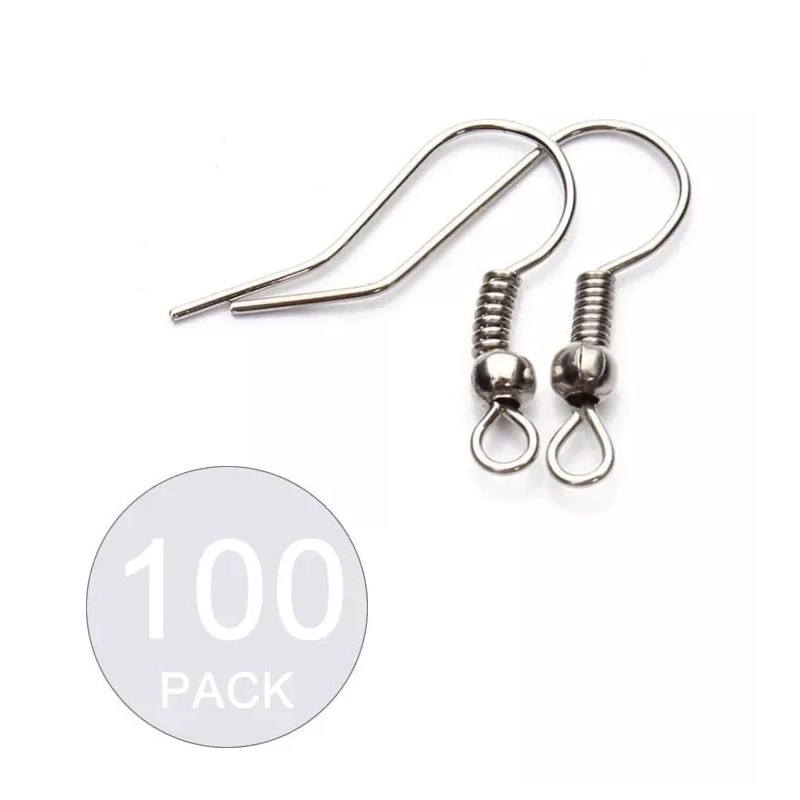 PACK 100 GANCHOS PARA AROS METAL - 1