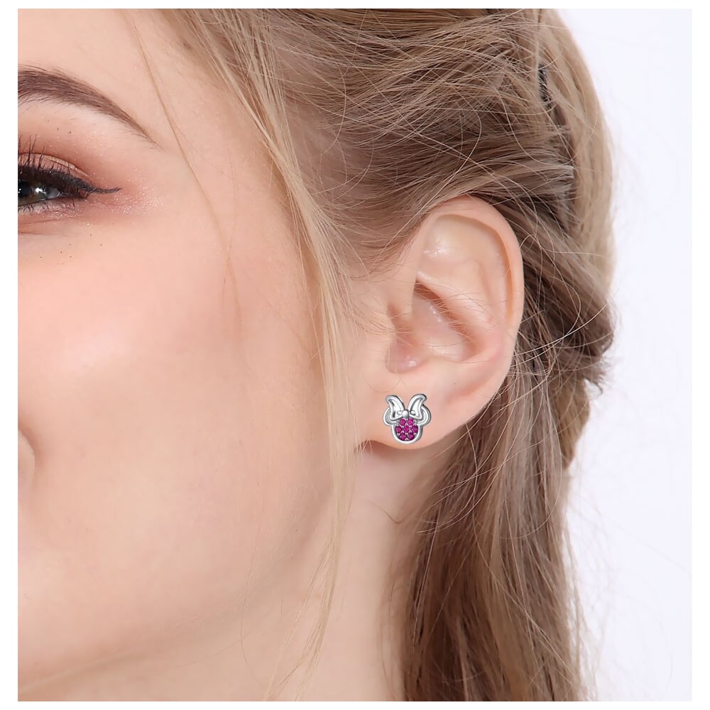AROS TODOJOYAS PLATA 925 RATONCITA ROSADO - 3
