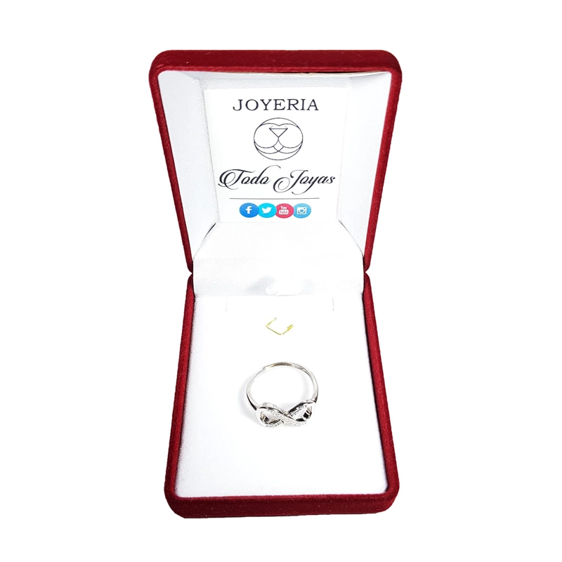 ANILLO TODOJOYAS INFINITO FAMILY AJUSTABLE PLATA 925 - 2