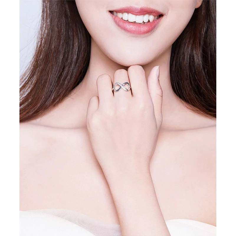 ANILLO TODOJOYAS INFINITO FAMILY AJUSTABLE PLATA 925 - 4