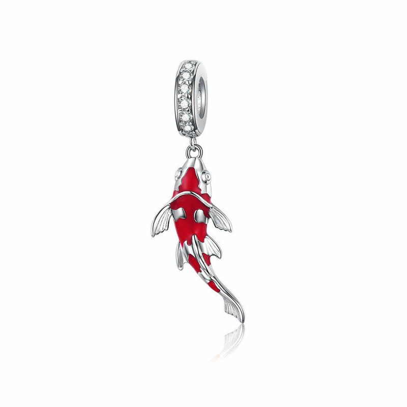 CHARM DIJE PLATA 925 PEZ DE LA SUERTE - 1
