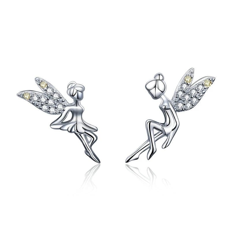 AROS TODOJOYAS PLATA 925 HADAS PLATEADAS - 1