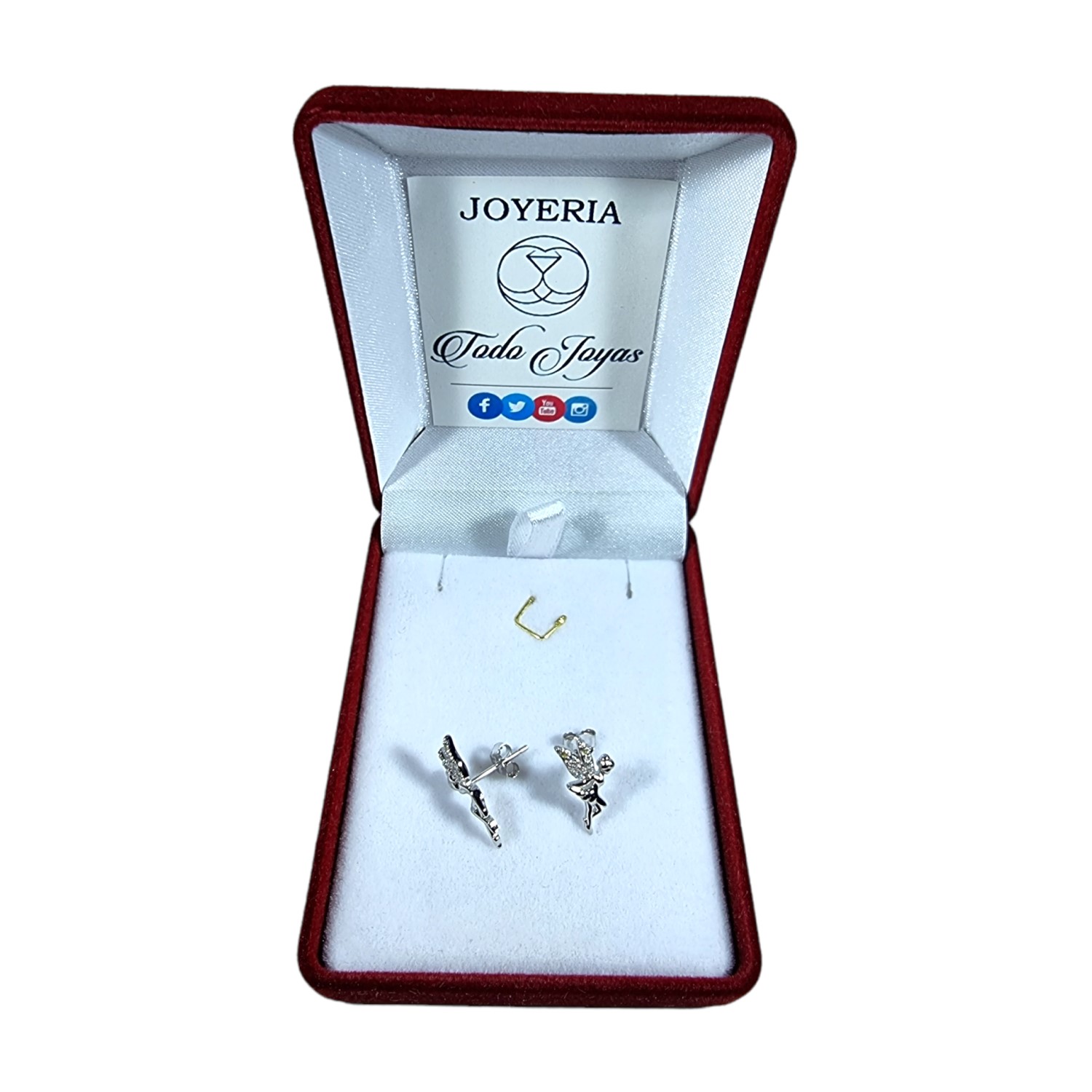 AROS TODOJOYAS PLATA 925 HADAS PLATEADAS - 2