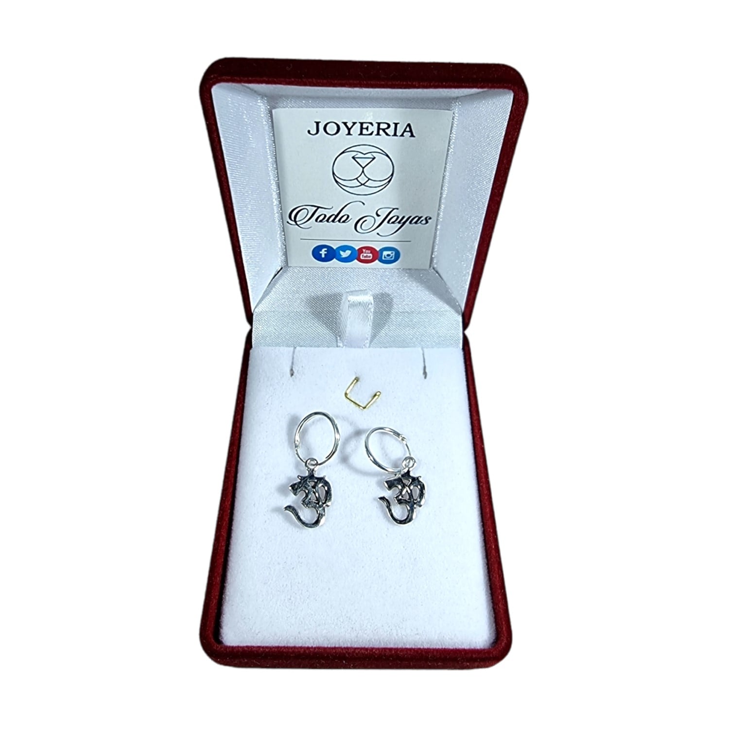 AROS TODOJOYAS PLATA 925 ARGOLLA OM 3O YOGA - 2