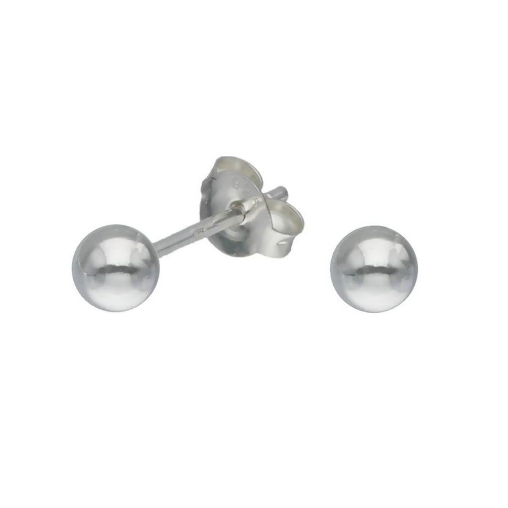AROS TODOJOYAS PLATA 925 ESFERAS 4MM - 1