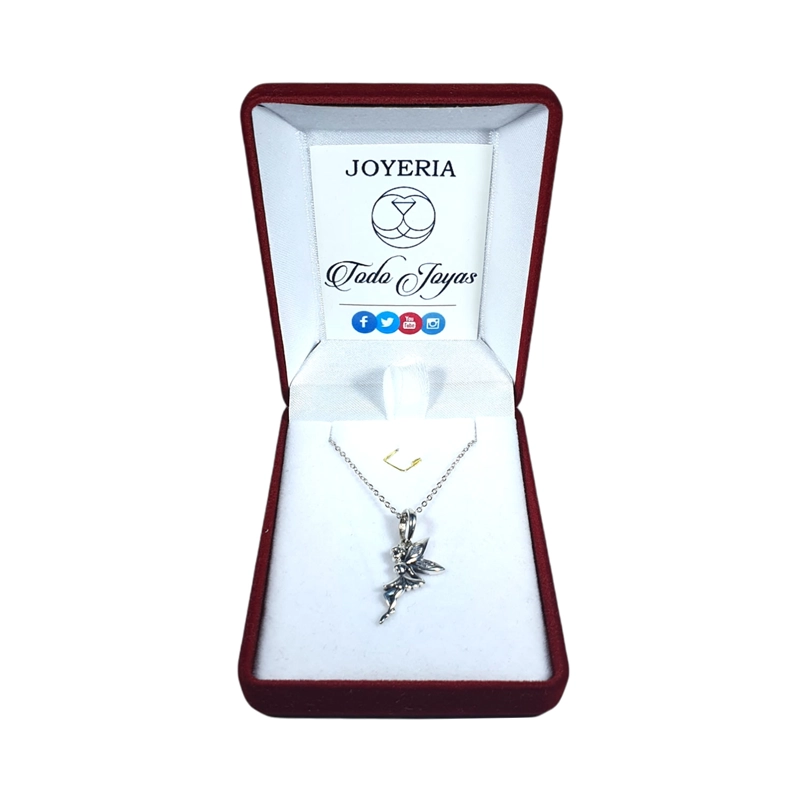 COLLAR TODOJOYAS PLATA 925 HADA PLATEADA - 2