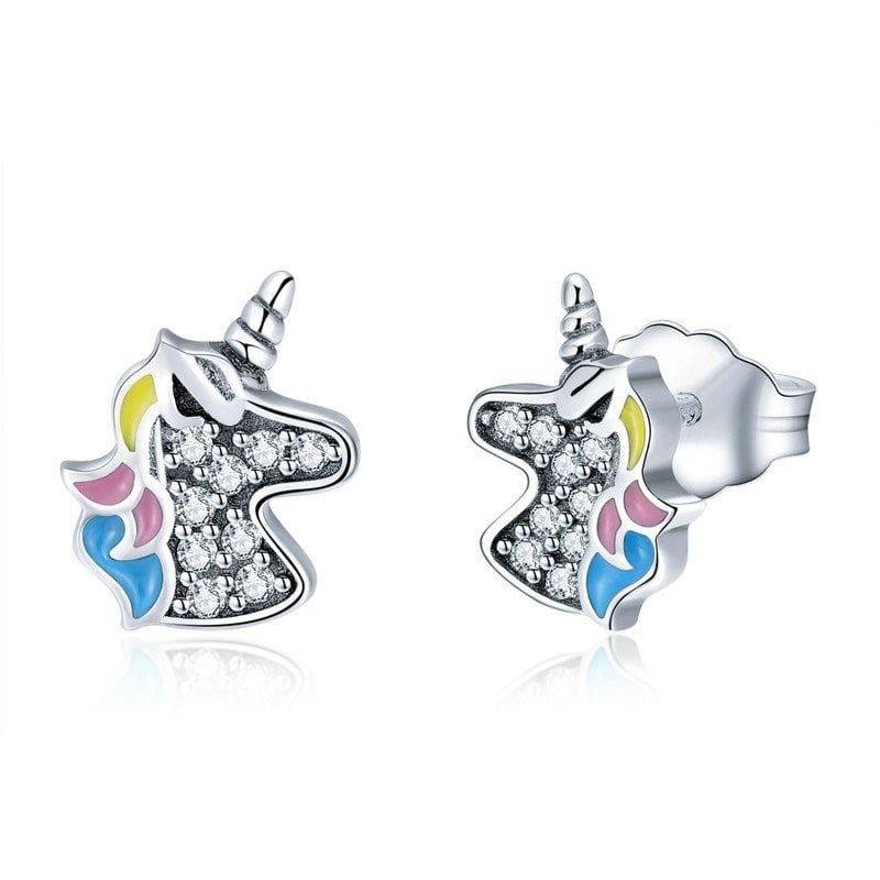 AROS TODOJOYAS PLATA 925 UNICORNIO MULTICOLOR - 1