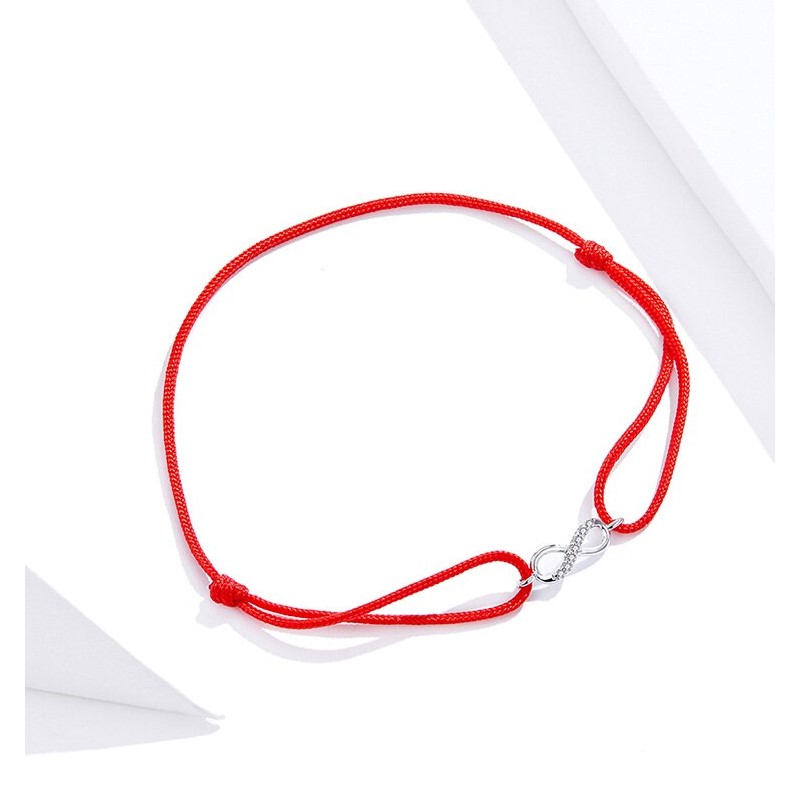 PULSERA TODOJOYAS PLATA 925 HILO ROJO INFINITO - 5