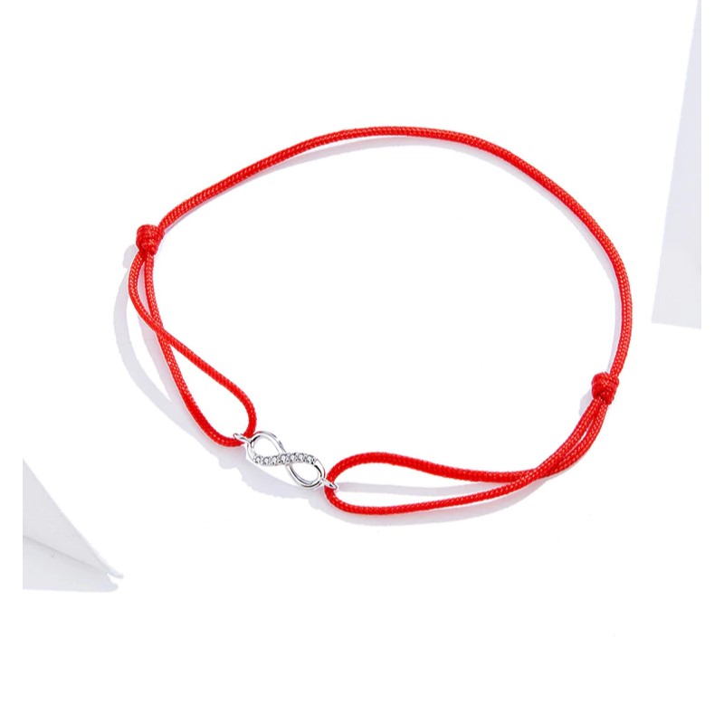 PULSERA TODOJOYAS PLATA 925 HILO ROJO INFINITO - 6