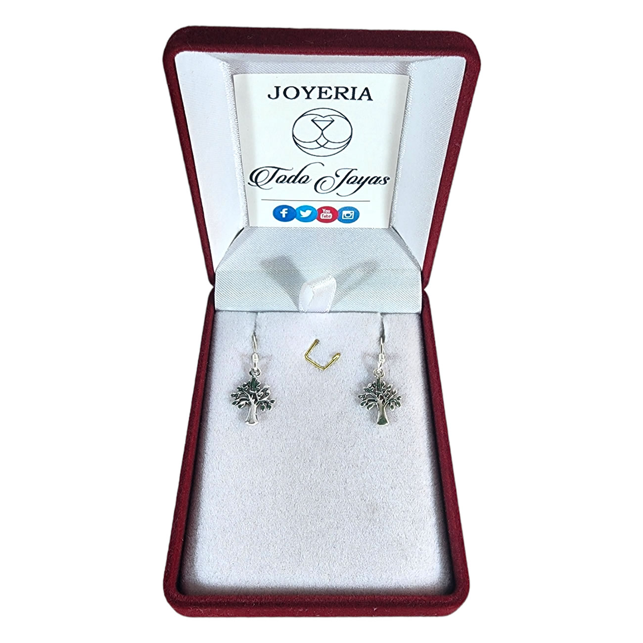AROS TODOJOYAS PLATA 925 ARBOL COLGANTE - 2