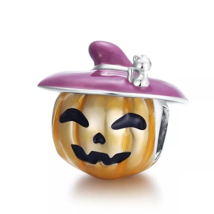 CHARM DIJE PLATA 925 CALABAZA SOBRERO - 1