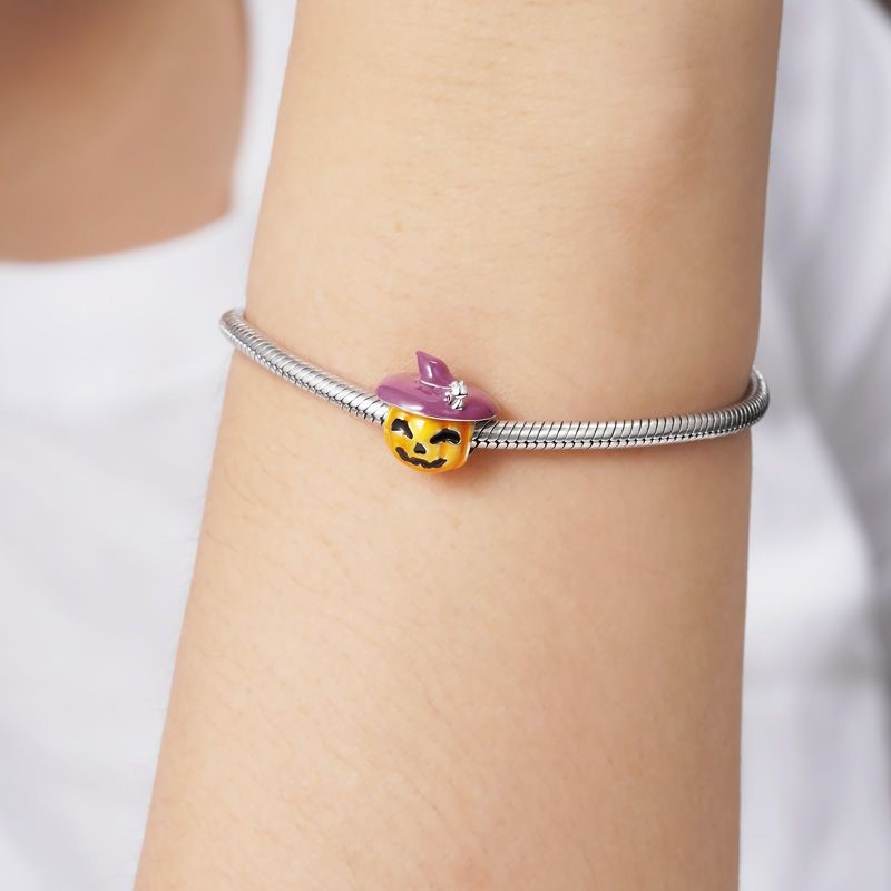 CHARM DIJE PLATA 925 CALABAZA SOBRERO - 3