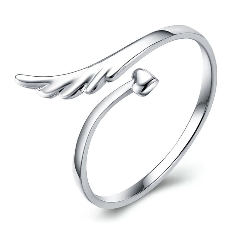 ANILLO TODOJOYAS ALA PLATEADO PLATA - 1