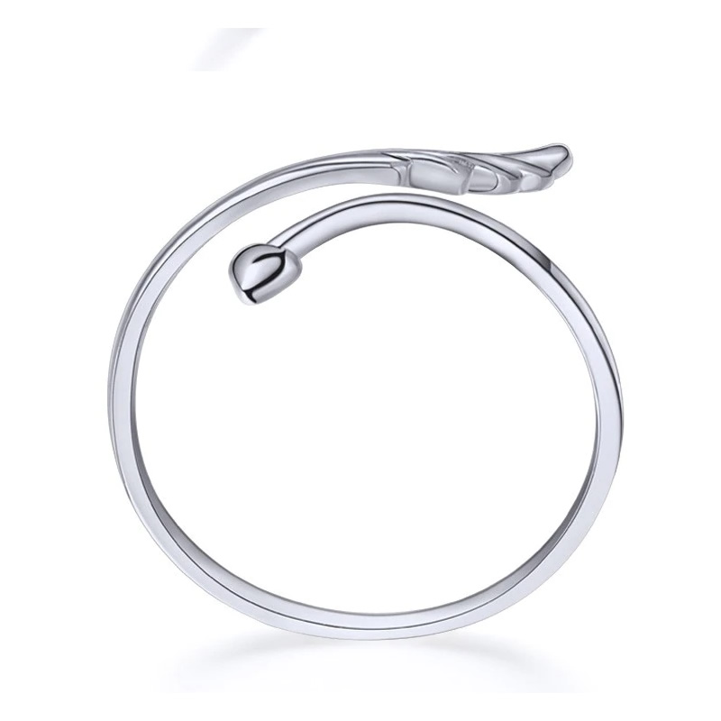 ANILLO TODOJOYAS ALA PLATEADO PLATA - 2