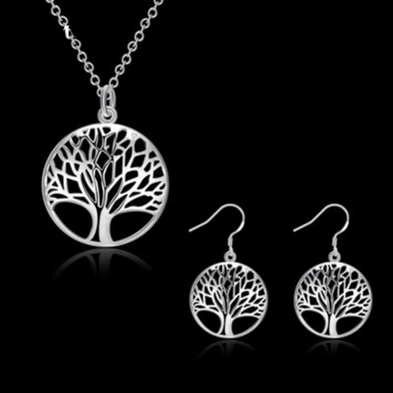 CONJUNTO ARBOL DE LA VIDA PLATEADO - 5