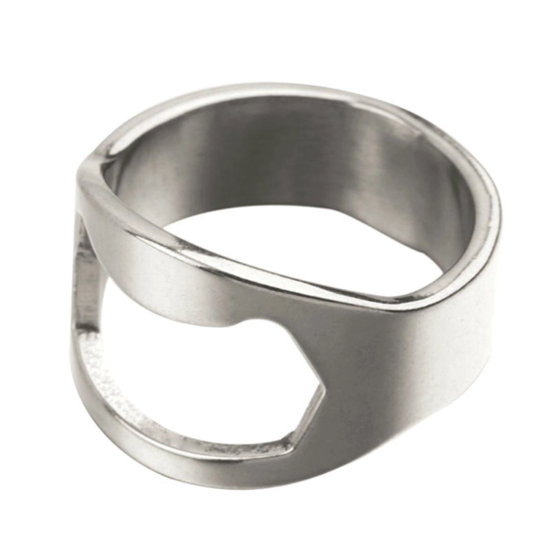 ANILLO ABRIDOR BOTELLAS CERVEZAS ACERO - 5