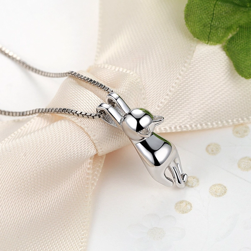 COLLAR TODOJOYAS PLATA 925 GATITO JUGUETON - 3