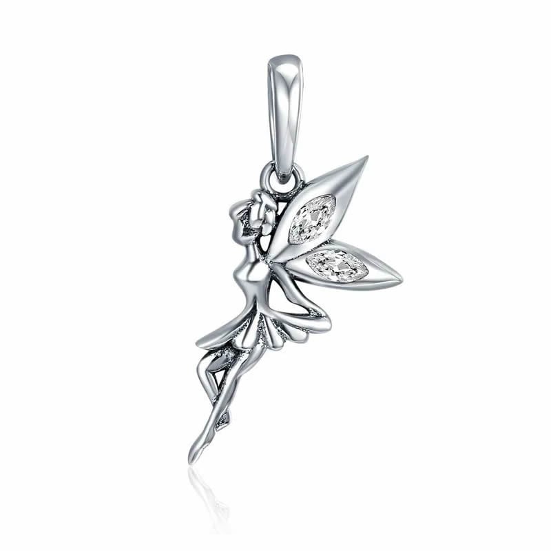 CHARM DIJE PLATA 925 HADA CON CIRCONES - 1