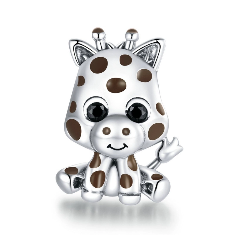 CHARM DIJE PLATA 925 JIRAFA BEBE - 1