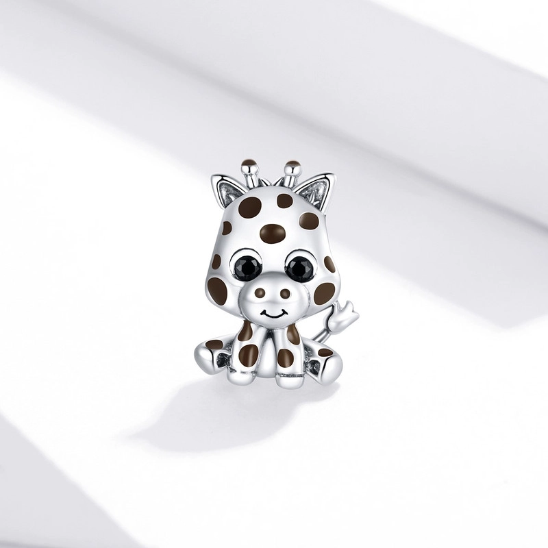 CHARM DIJE PLATA 925 JIRAFA BEBE - 3