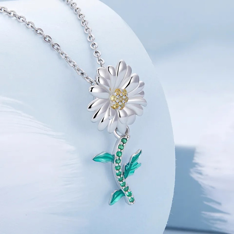 CHARM DIJE PLATA 925 MARGARITA DAISY FLOWER - 5