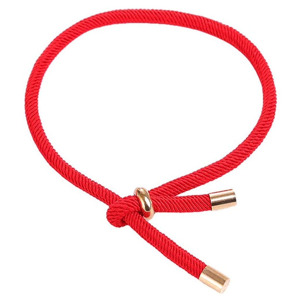 PULSERA CUERDA ROJA NUDO PARA CHARM AJUSTABLE - 1