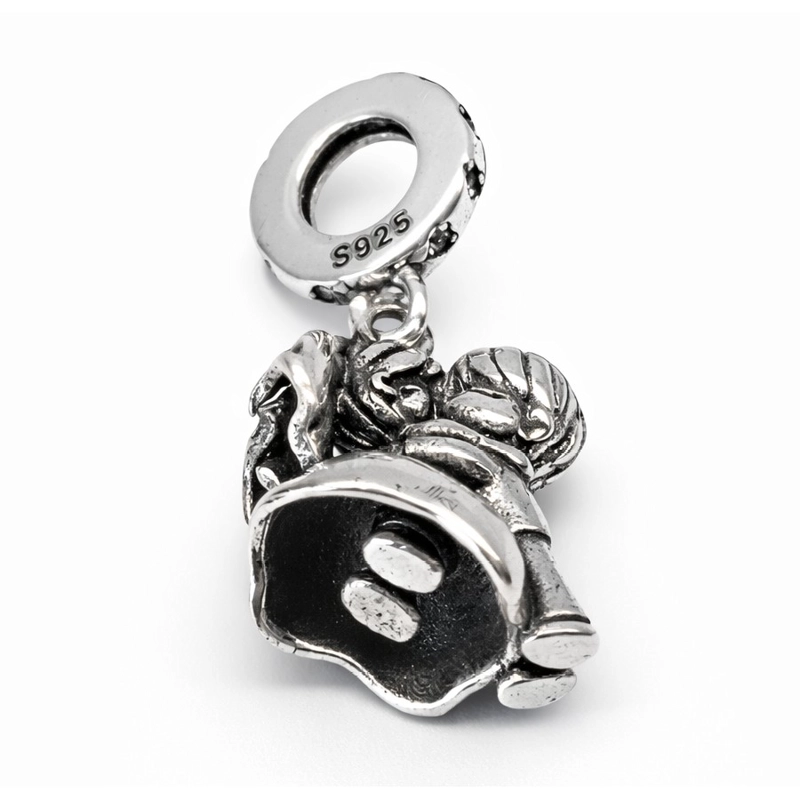 CHARM DIJE COLGANTE PLATA 925 PAREJA NOVIOS CASADOS - 3