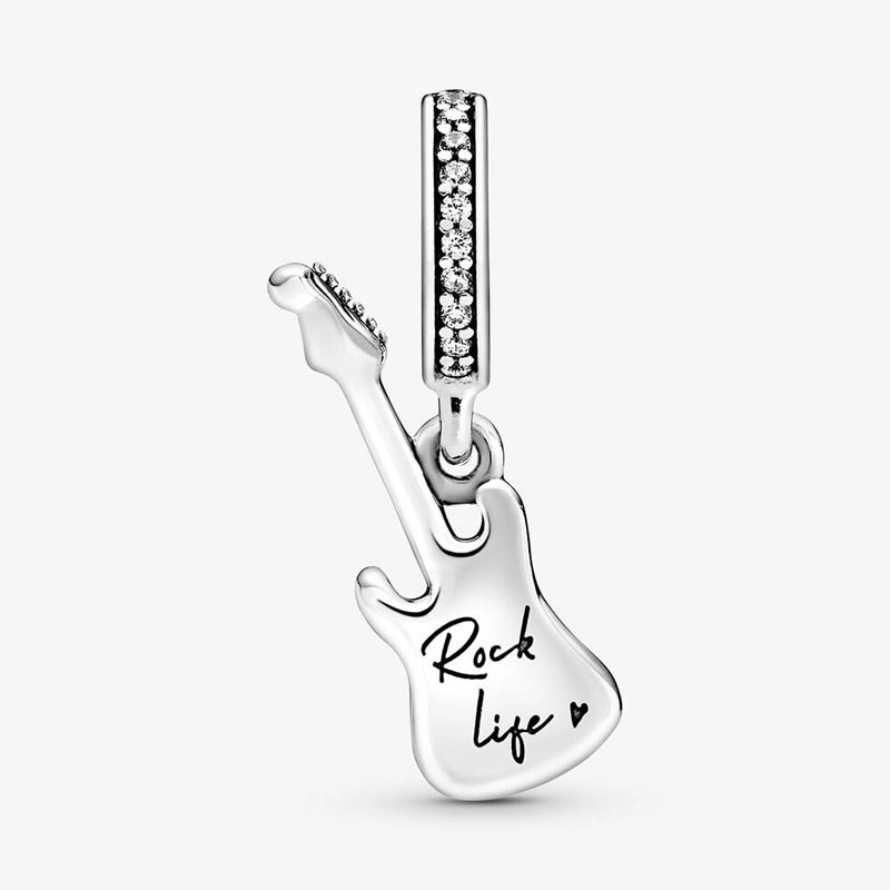 CHARM DIJE PLATA 925 GUITARRA ELE CTRICA - 3
