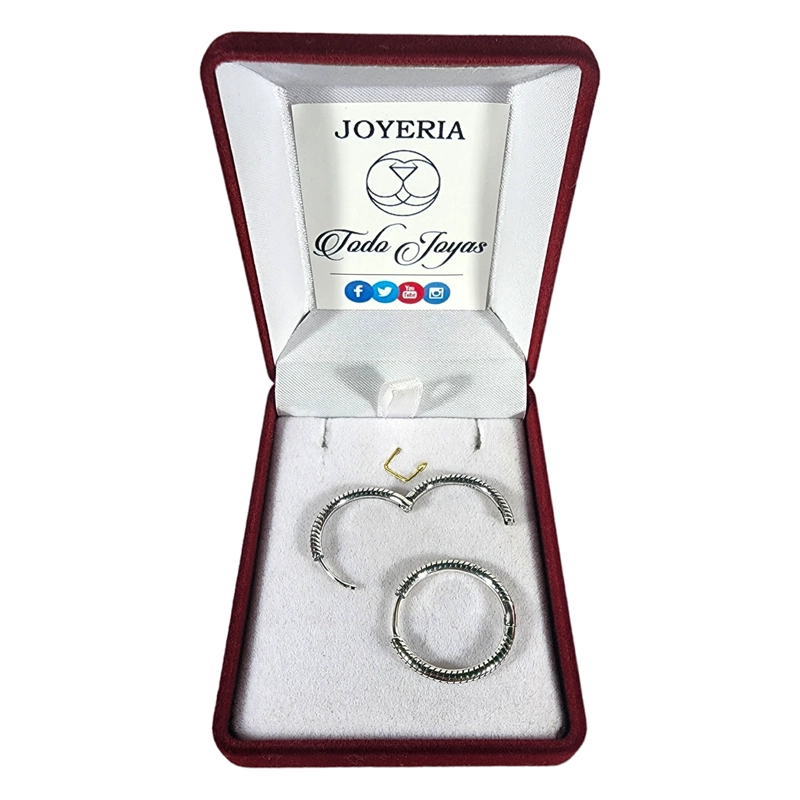 AROS PLATA 925 ARGOLLA 22MM - 2