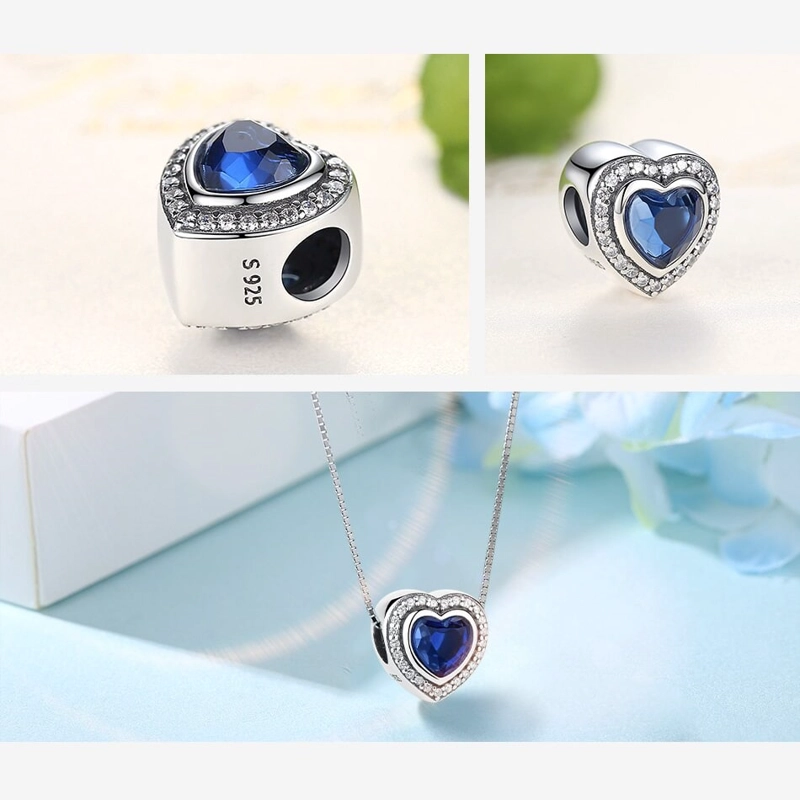 CHARM DIJE PLATA 925 CORAZON DEL OCE ANO TITANIC - 4