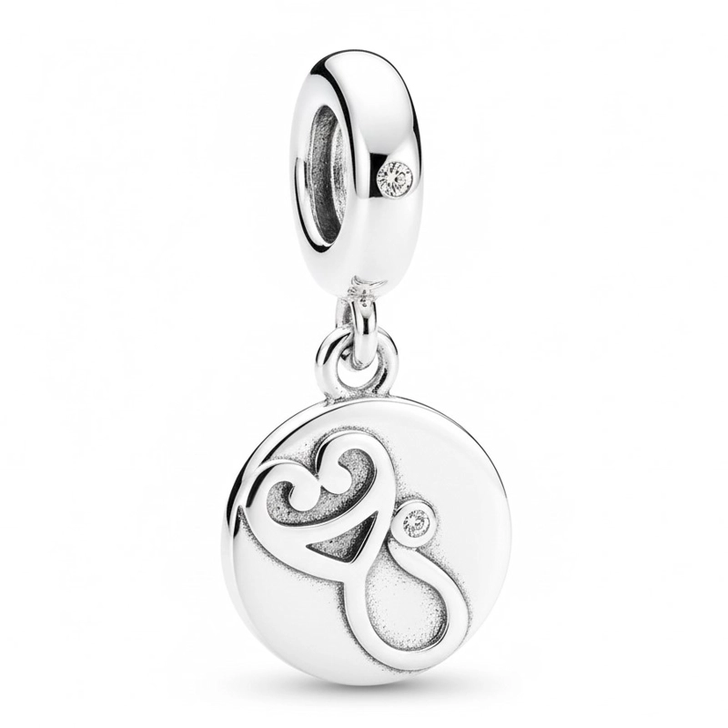 CHARM DIJE PLATA 925 MEDICINA ESTETOSCOPIO - 2