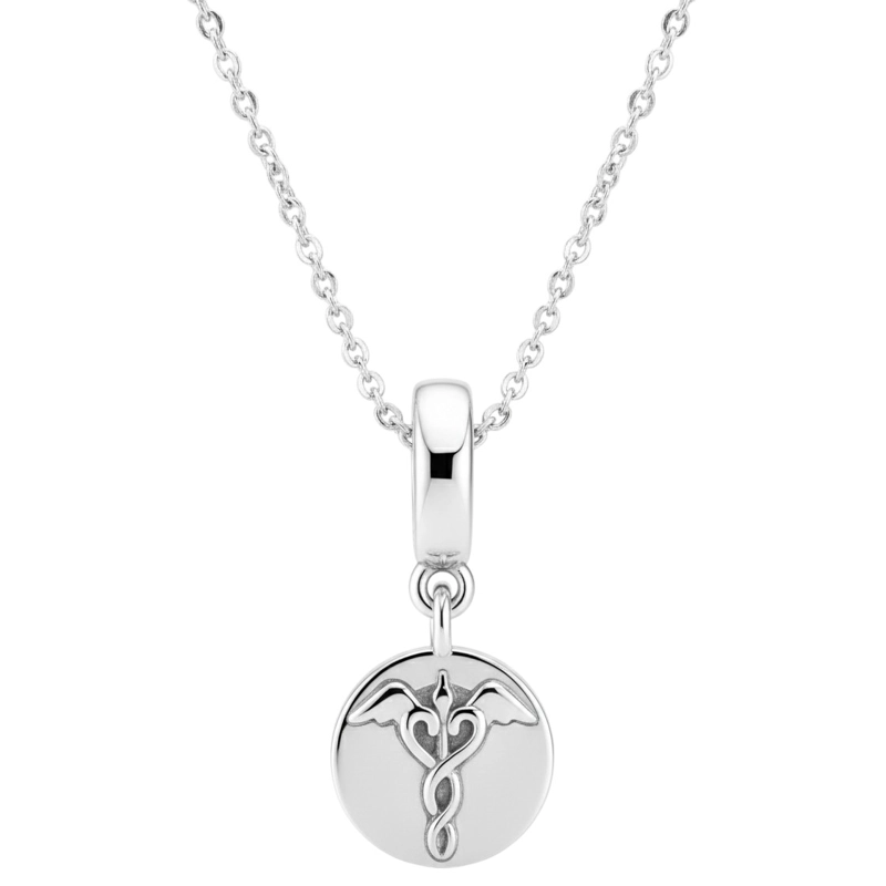 CHARM DIJE PLATA 925 MEDICINA ESTETOSCOPIO - 4