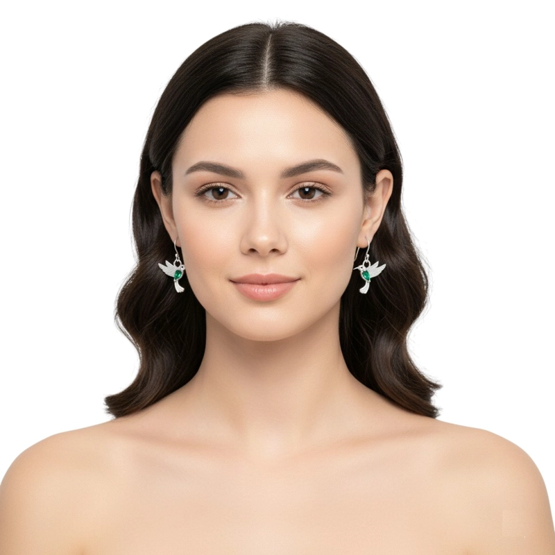 AROS COLGATE COLIBRI AVE CRISTAL VERDE - 3