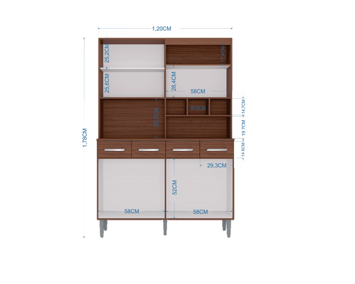 MUEBLE TAHUARI CAFÉ COCINA MELISSA - 3