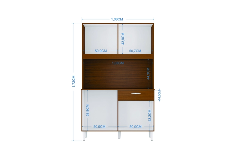 MUEBLE DE COCINA CASSIA 8 PUERTAS CAP - 3