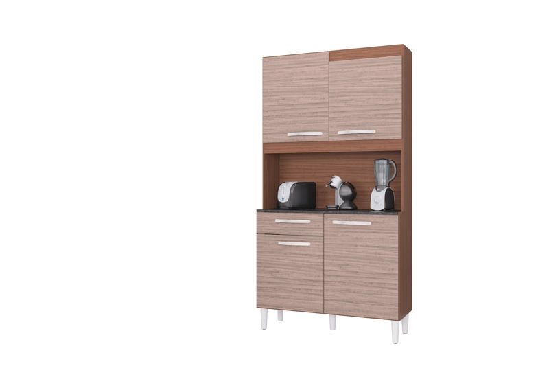 MUEBLE DE COCINA CARINE 4 PUERTAS CAP/ALM - 1