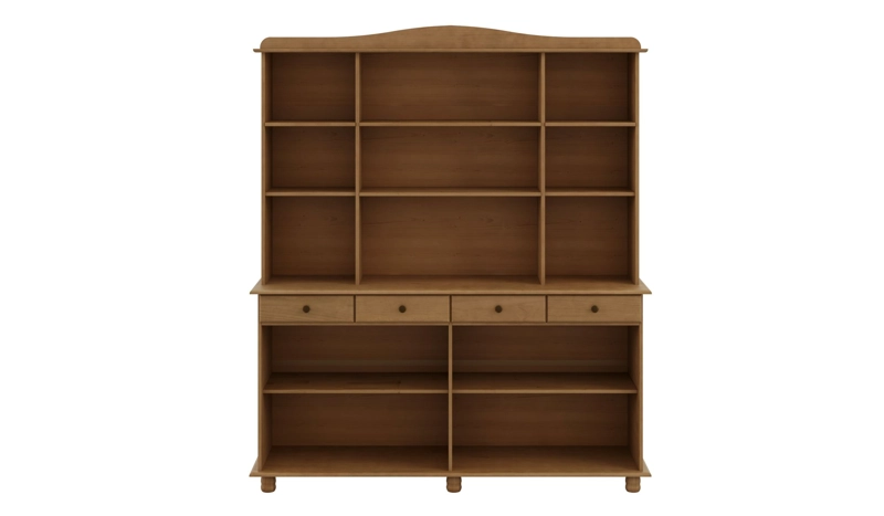 MUEBLE DE COCINA 8 PUERTAS 4 CAJONES MADERA PINO RUBI FREIJO - 4