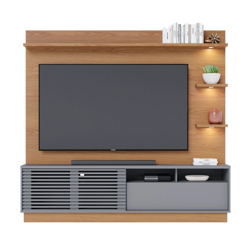 HOME THEATER  70' CAMPECHE FREIJO/CENIZA - 2