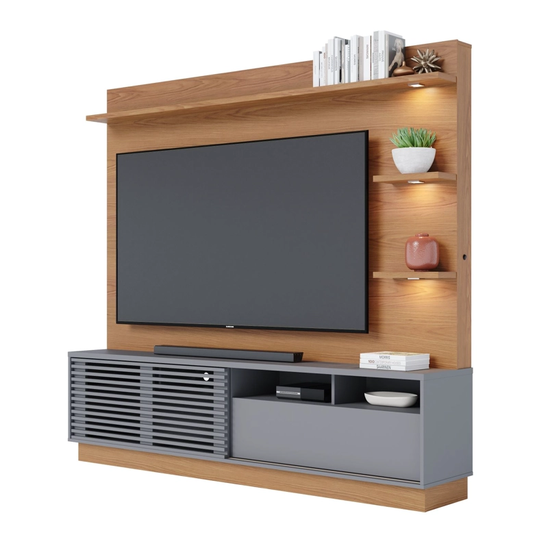 HOME THEATER  70' CAMPECHE FREIJO/CENIZA - 7