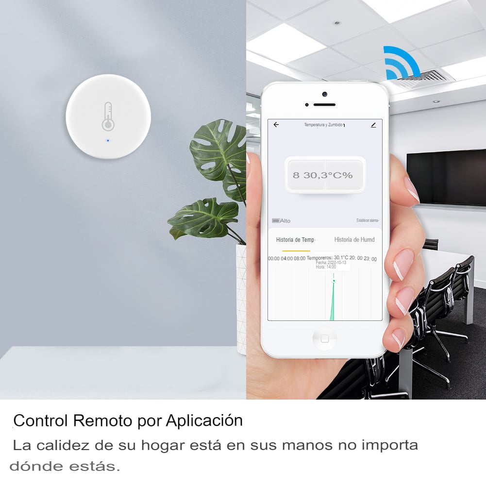 SENSOR DE TEMPERATURA Y HUMEDAD ZIGBEE - 6