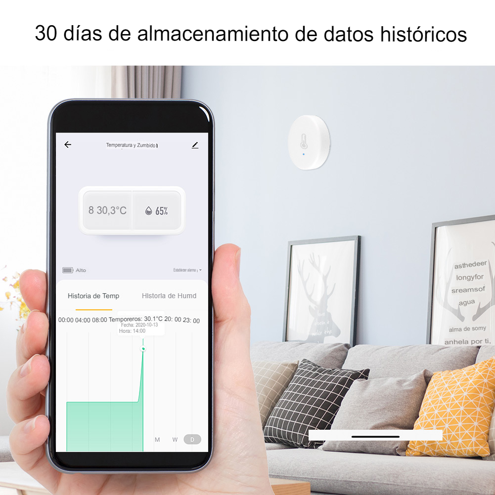 SENSOR DE TEMPERATURA Y HUMEDAD ZIGBEE - 8