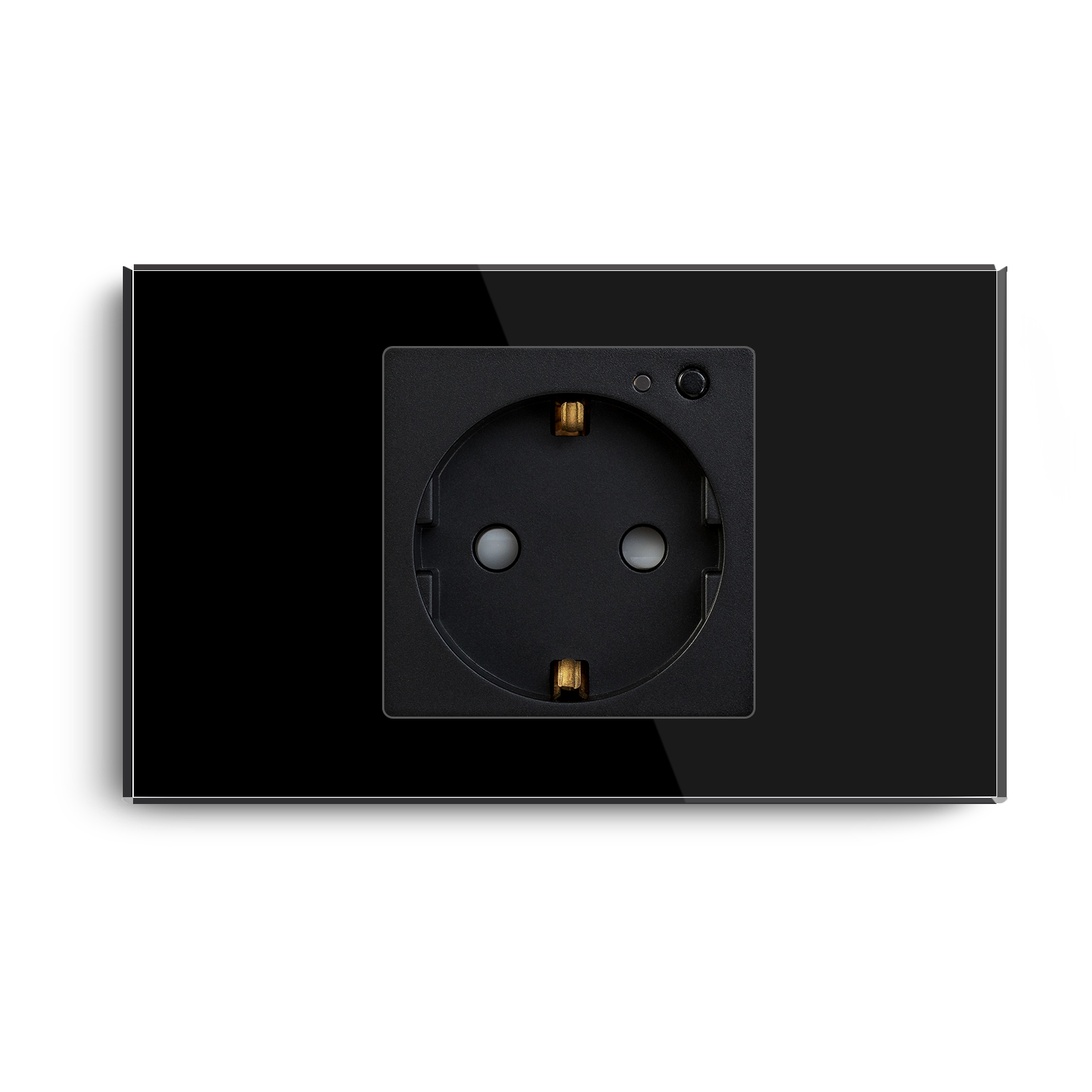 ENCHUFE DE PARED INTELIGENTE 1 ENTRADA EUROPEO - NEGRO - 2