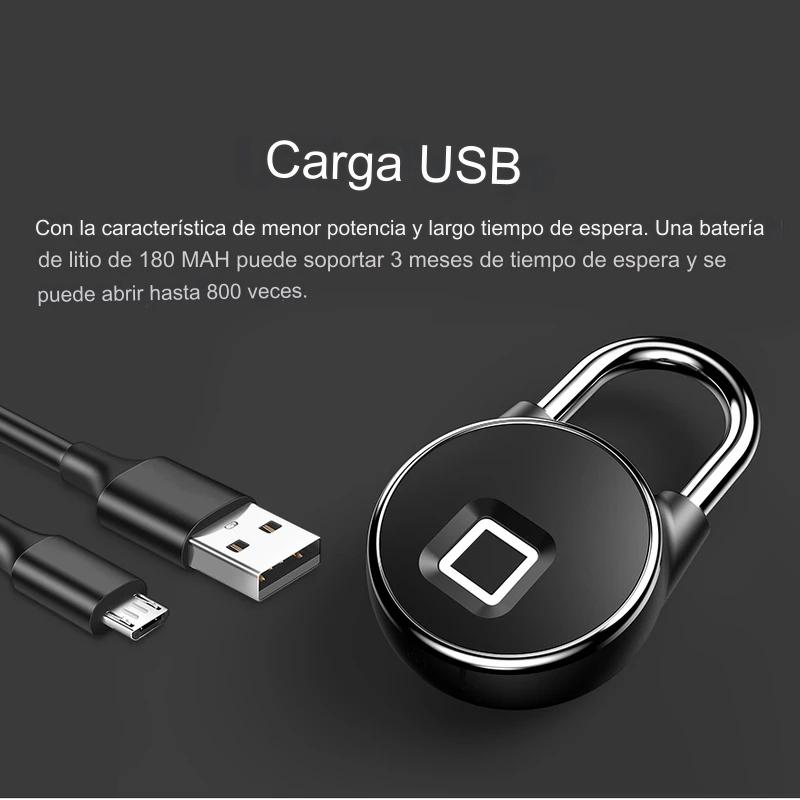 CANDADO TUYA SMARTLIFE CON HUELLA DIGITAL - 7