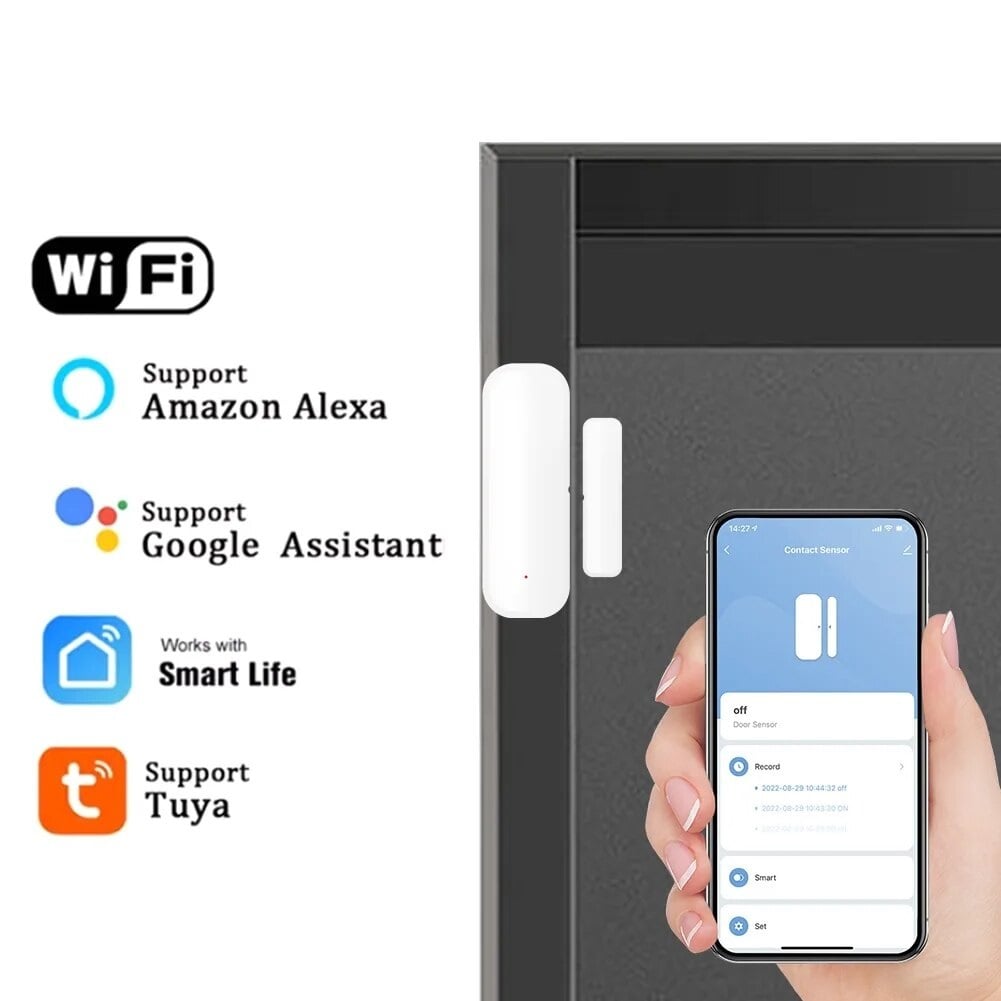 SENSOR PARA PUERTAS Y VENTANAS WI-FI - 5