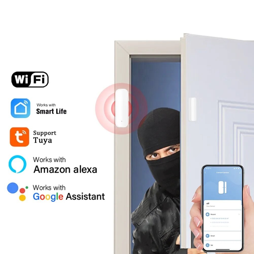 SENSOR PARA PUERTAS Y VENTANAS WI-FI - 6