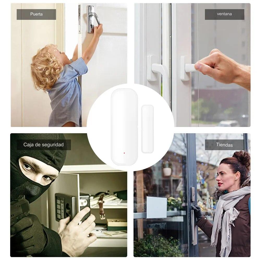 SENSOR PARA PUERTAS Y VENTANAS WI-FI - 8