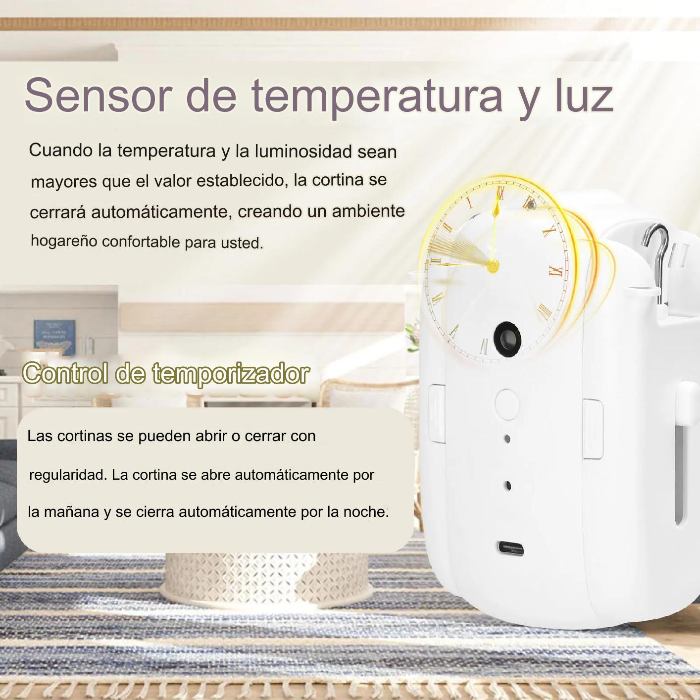 ROBOT DE CORTINA INTELIGENTE CON APERTURA INDIVIDUAL POR WI-FI - 6